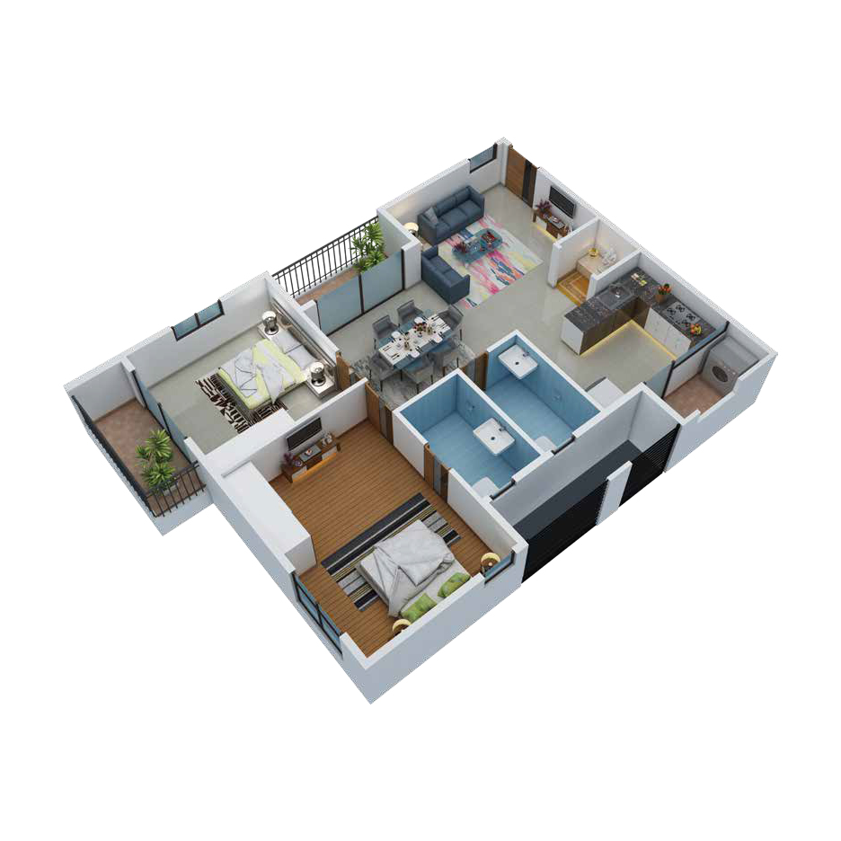 2BHK Plan